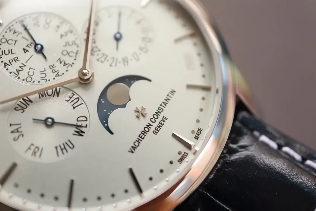 MX厂江诗丹顿传承43175万年历评测：41mm超薄+全功能对版