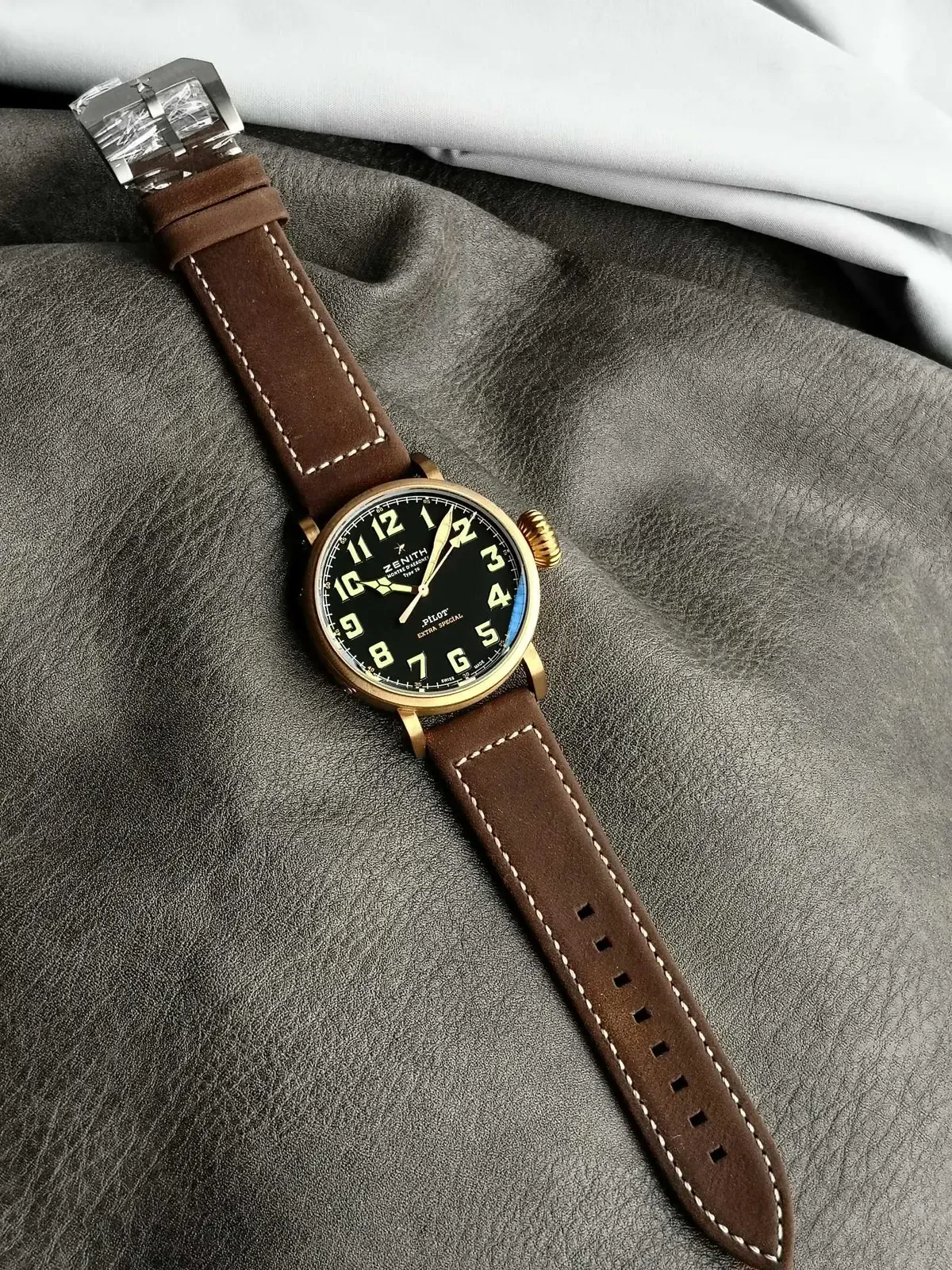 XF厂真力时青铜大飞工艺细节能否媲美原版？