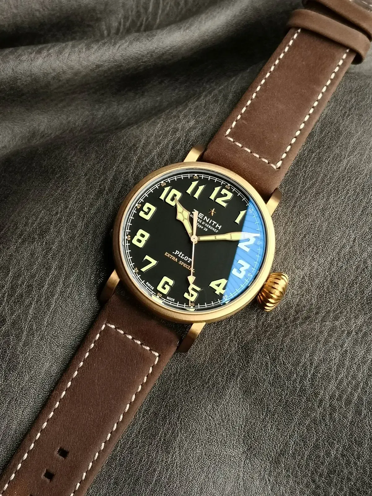 XF厂真力时青铜大飞工艺细节能否媲美原版？