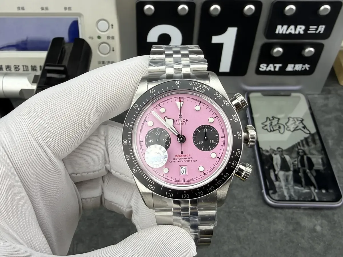 ZF厂帝舵碧湾计时41mm上手体验，实拍细节揭秘