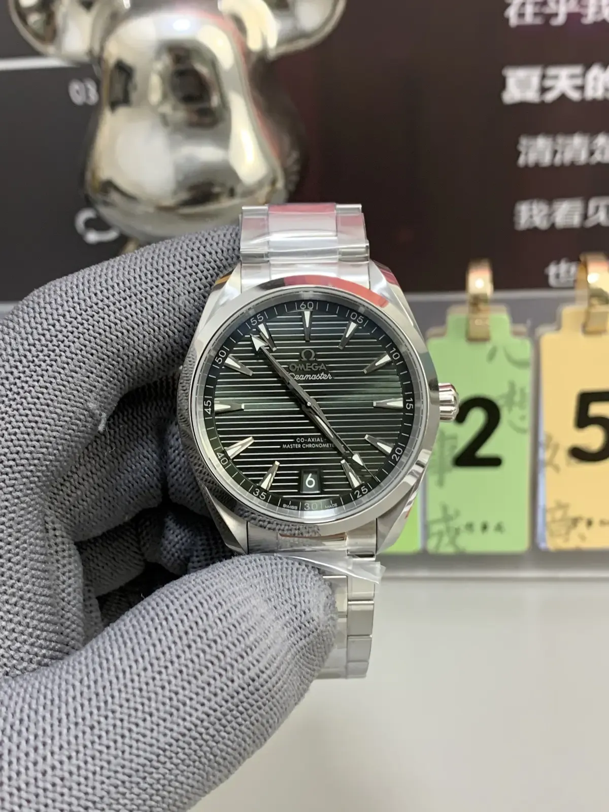 VS厂海马150柚木绿真假对比：8900机芯细节深度解析