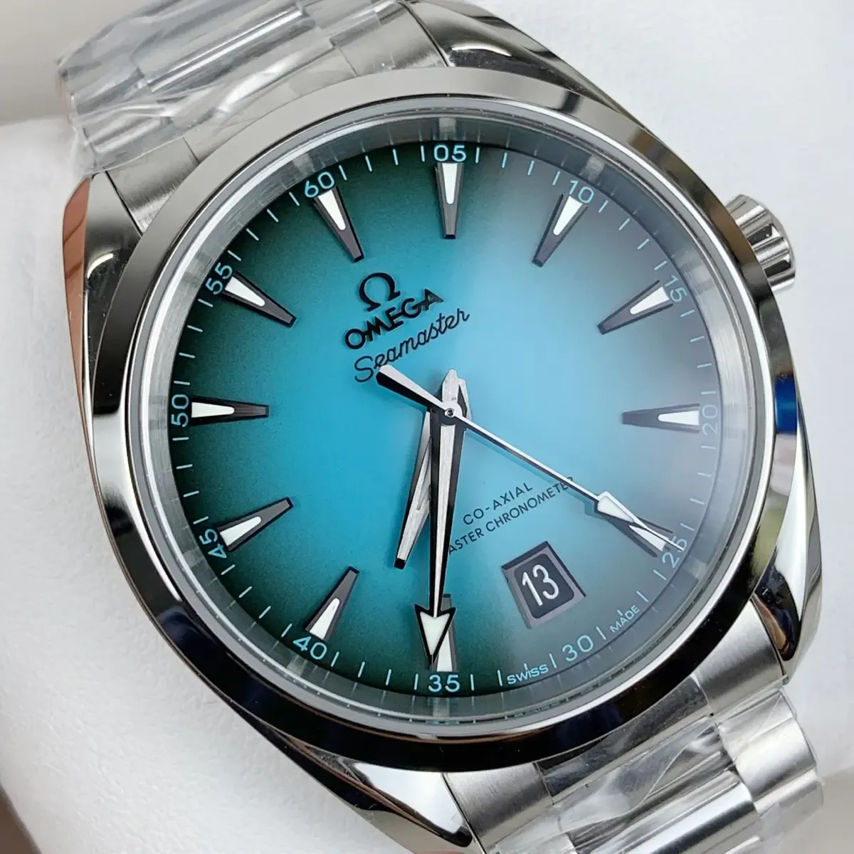 欧米茄海马150复刻怎么选？VS厂海马渐变绿松石深度解析