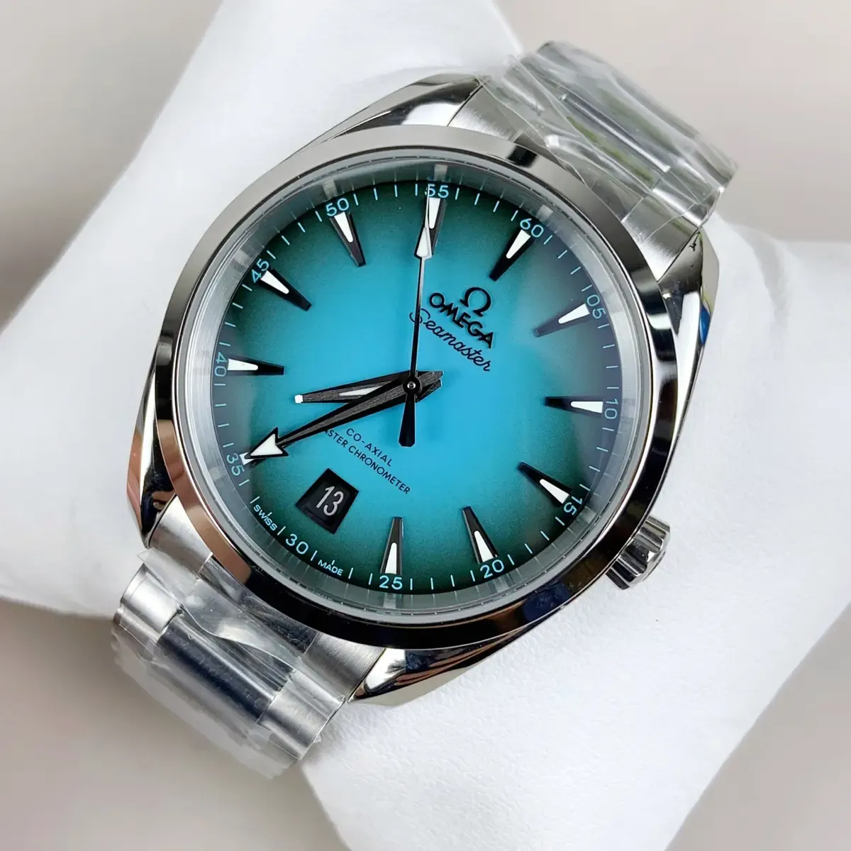 欧米茄海马150复刻怎么选？VS厂海马渐变绿松石深度解析