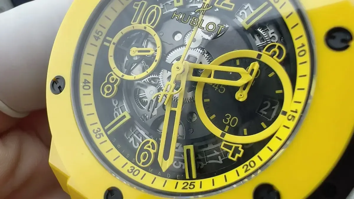 BBF厂宇舶大爆炸黄色陶瓷，戴在手腕上的“视觉炸弹