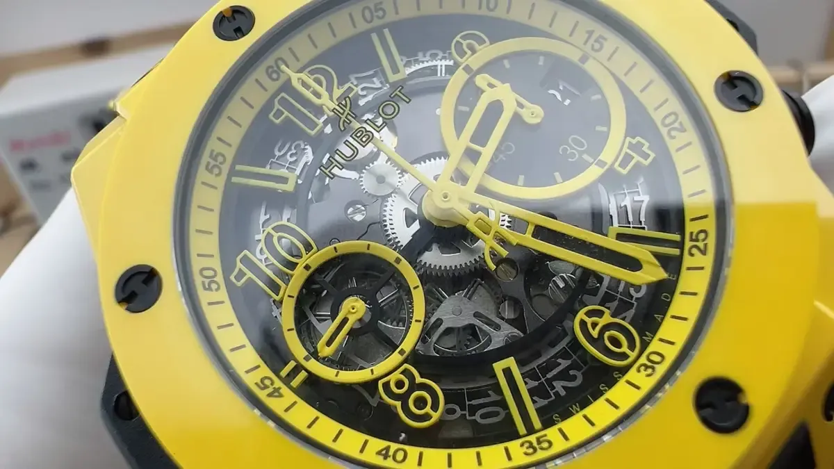 BBF厂宇舶大爆炸黄色陶瓷，戴在手腕上的“视觉炸弹