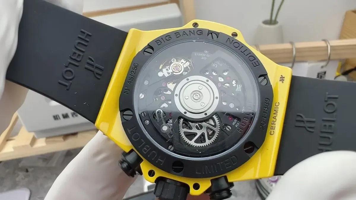 BBF厂宇舶大爆炸黄色陶瓷，戴在手腕上的“视觉炸弹