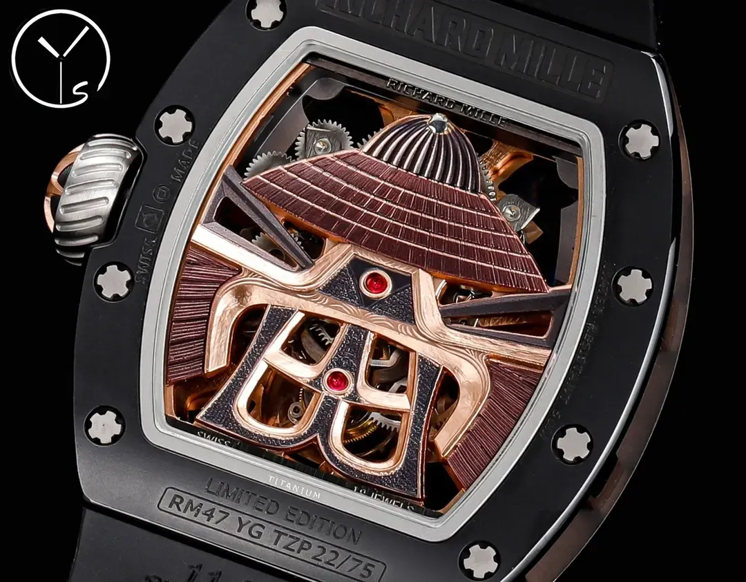 YS厂理查德RM047黑武士细节揭秘：武士盔甲+一体机芯解析