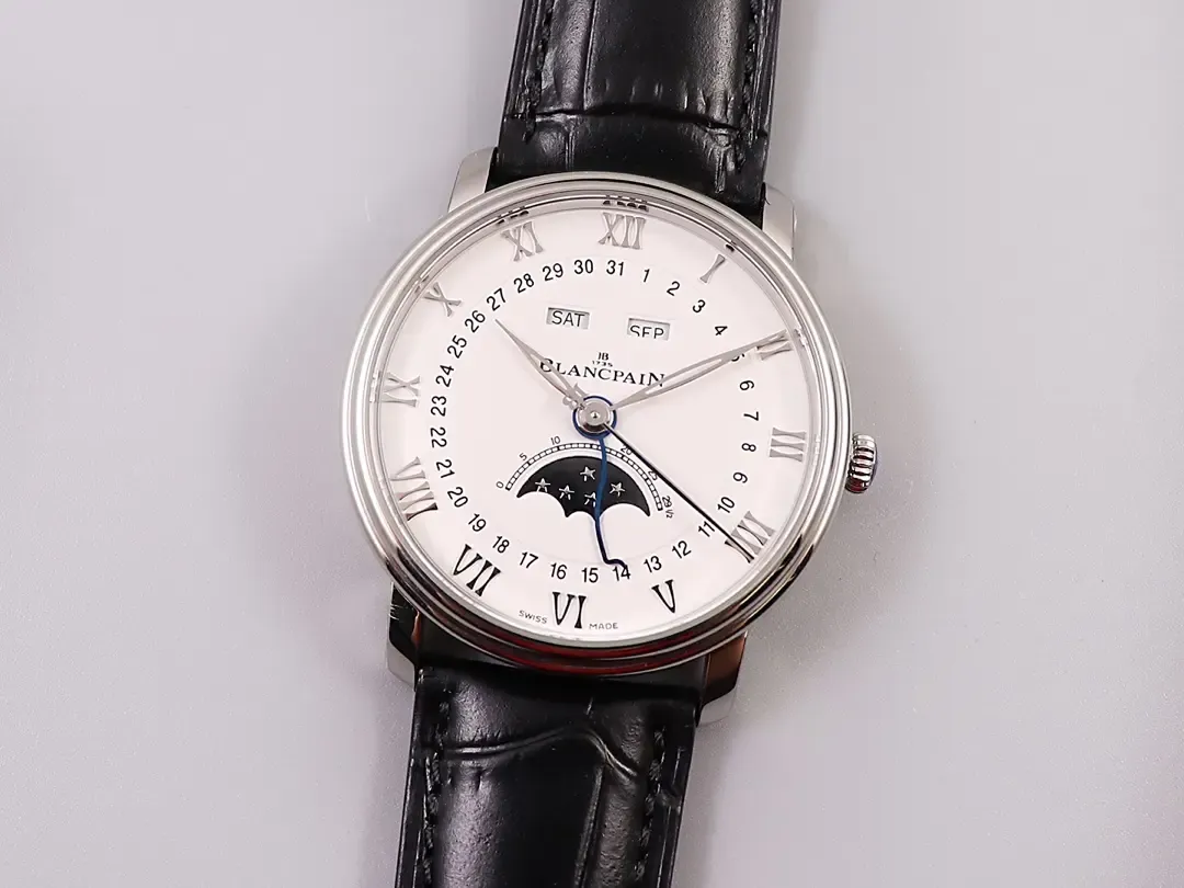 OM厂宝珀6654月相评测：全历功能+月相，正装表天花板？