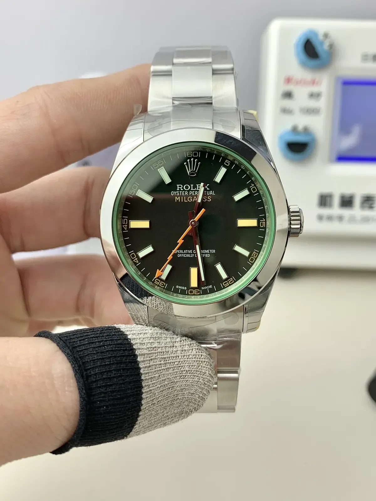 劳力士格磁型复刻表怎么选？GS厂绿玻璃做工深度解析