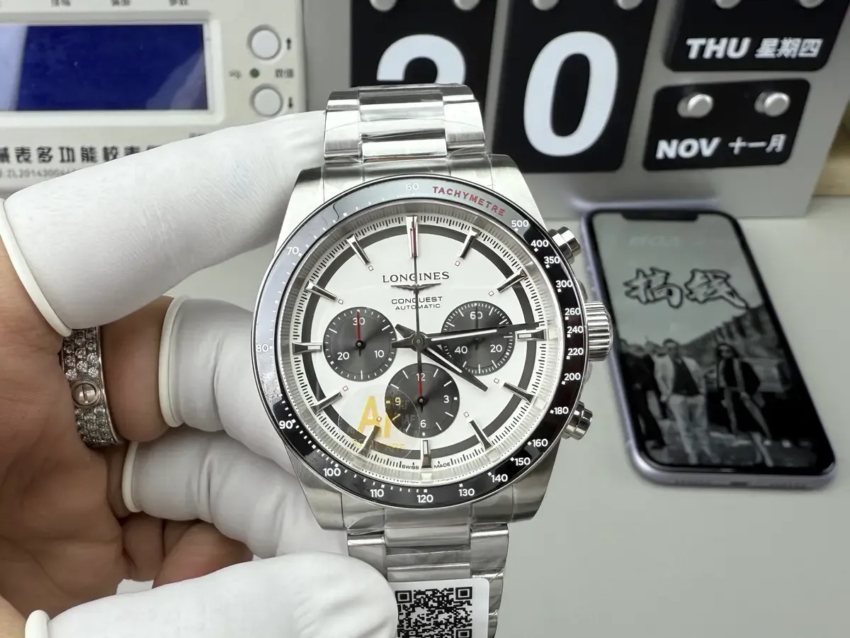 从机芯到表圈：AF厂浪琴康卡斯计时综合品质评估