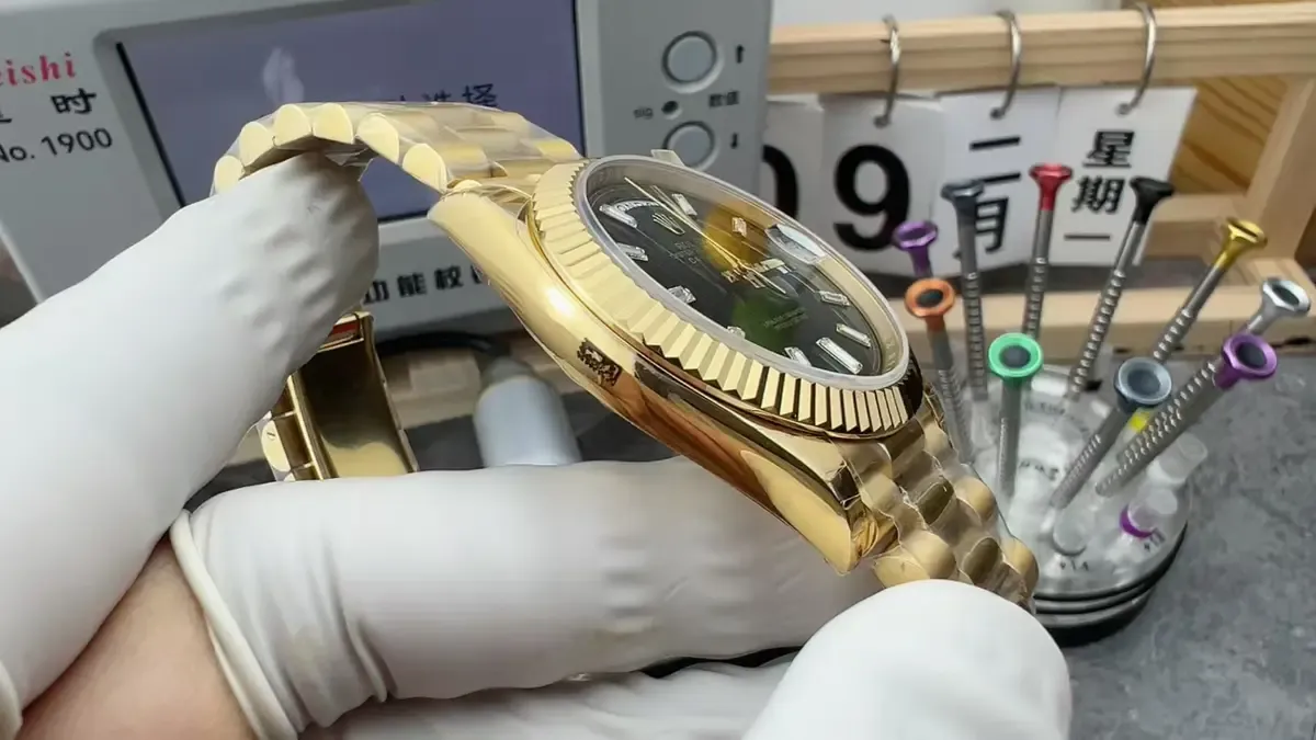 GS厂黑冰糖配重版，盘面细节还原度分析