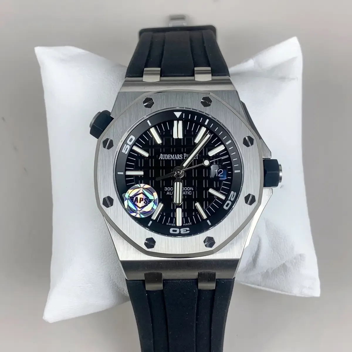 APS厂爱彼15710深度评测,盘面细节实拍放大看