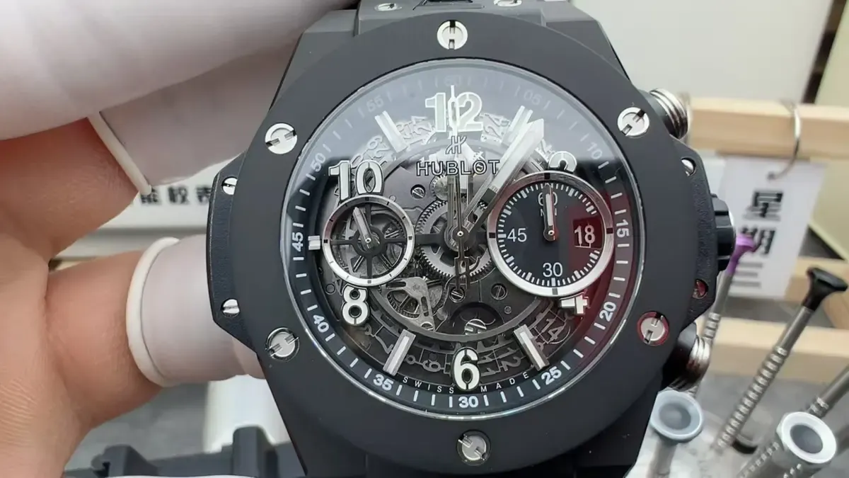 BBF厂宇舶大爆炸深度评测：黑色陶瓷+H形钛螺丝