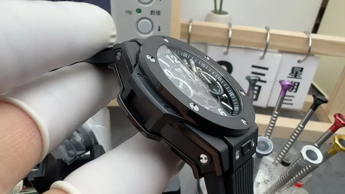 BBF厂宇舶大爆炸深度评测：黑色陶瓷+H形钛螺丝