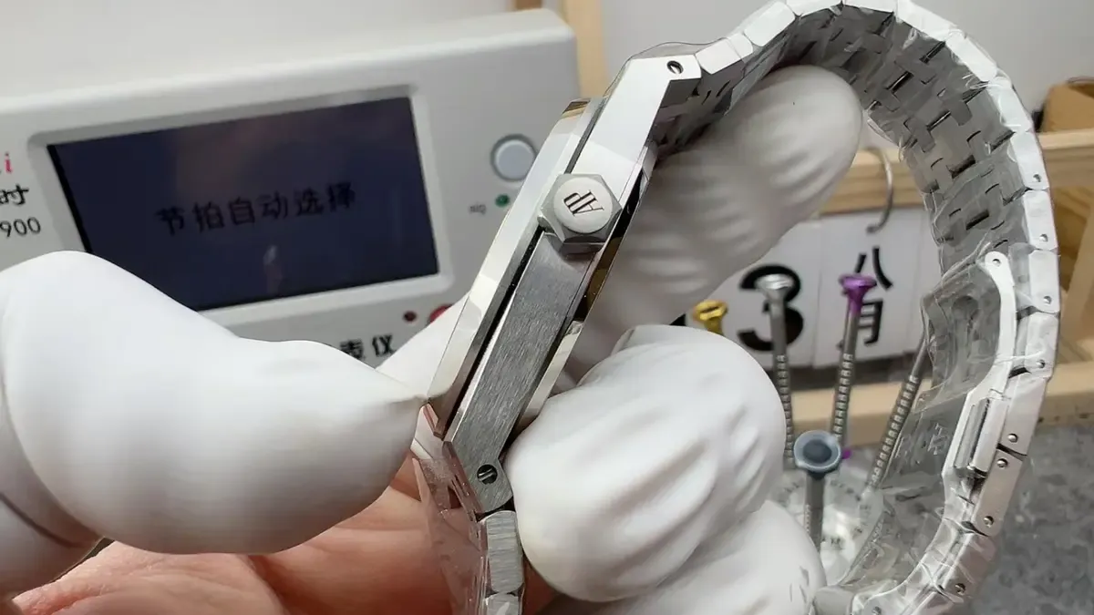 APS厂爱彼霜金15450深度测评：37mm小尺寸+霜金工艺