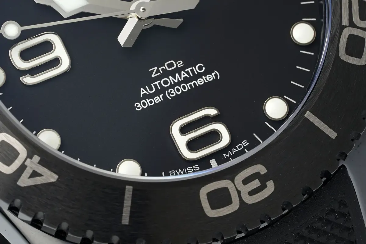 AF厂浪琴康卡斯黑陶瓷上手，小手腕也能驾驭的黑武士