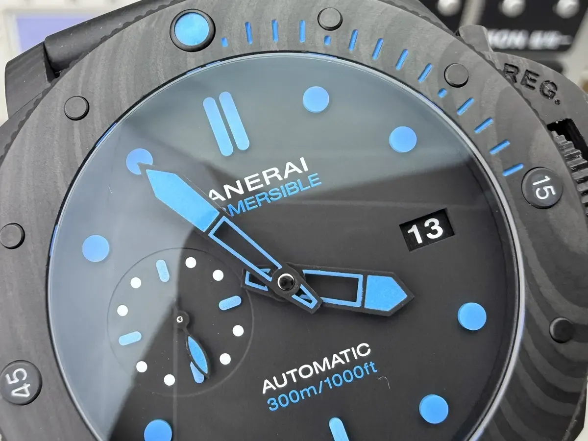 告别压手感！VS厂沛纳海1661碳纤维表壳，上手轻若无物