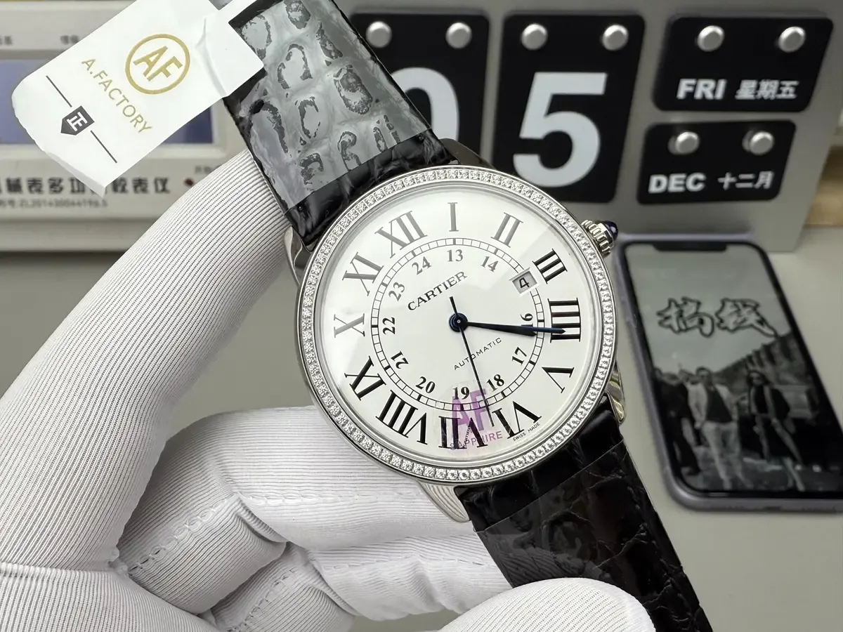 AF厂卡地亚伦敦系列评测：42mm尺寸+9015机芯
