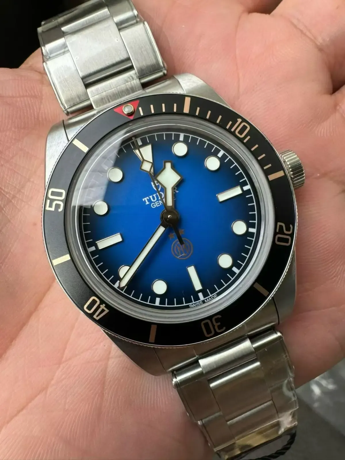 ZF厂帝舵“INTER”Black Bay 58国米版，细节还原度有多高？