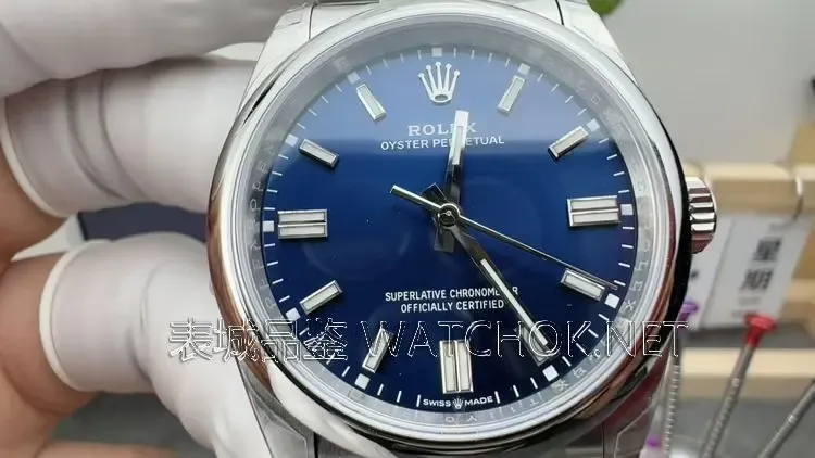 VS厂蚝式恒动莫兰迪色实拍，指针、夜光、编码全解析