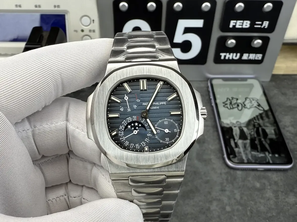 告别印刷甲板！PPF厂鹦鹉螺5712深度评测，机芯质感终现真章