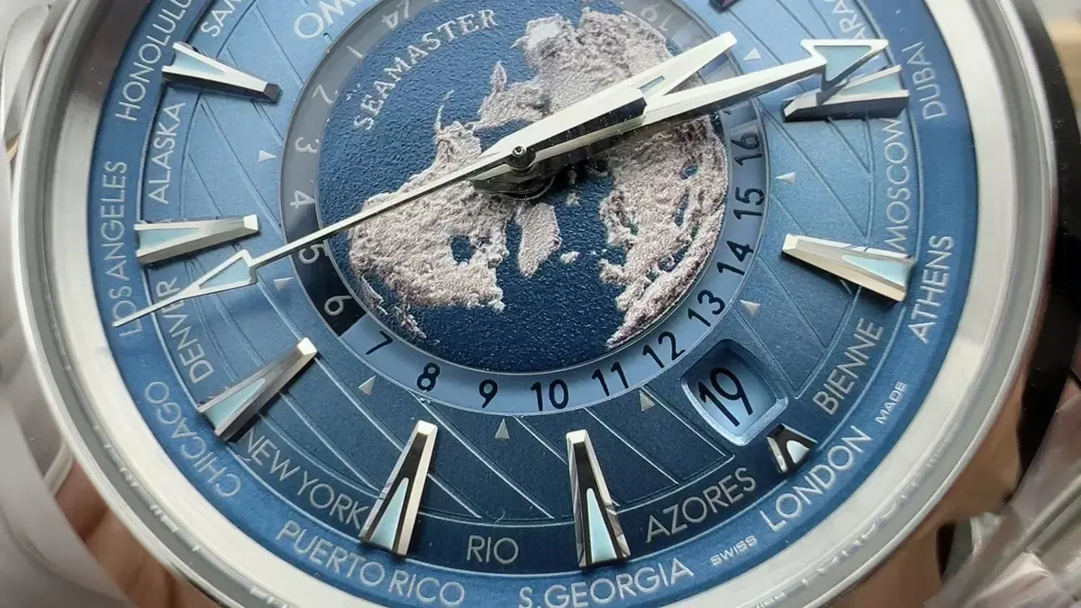 VS厂欧米茄75周年冰蓝世界时终极评测，这抹蓝太毒了