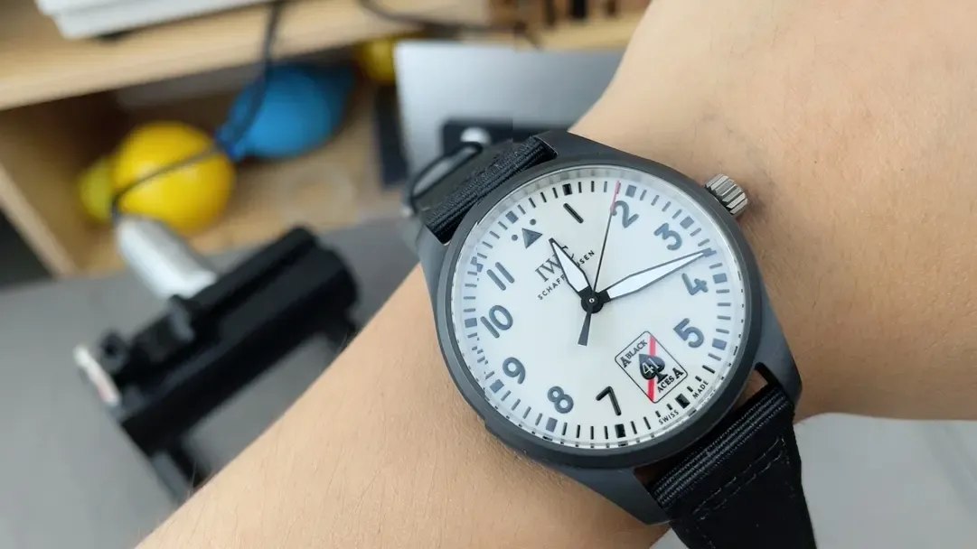 M+厂万国黑桃A陶瓷马克，细节做工能否以假乱真？