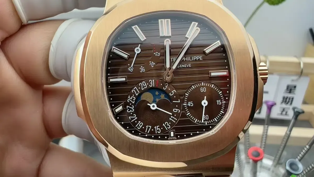 PPF厂鹦鹉螺5712R玫瑰金深度评测，真动能是真是假？