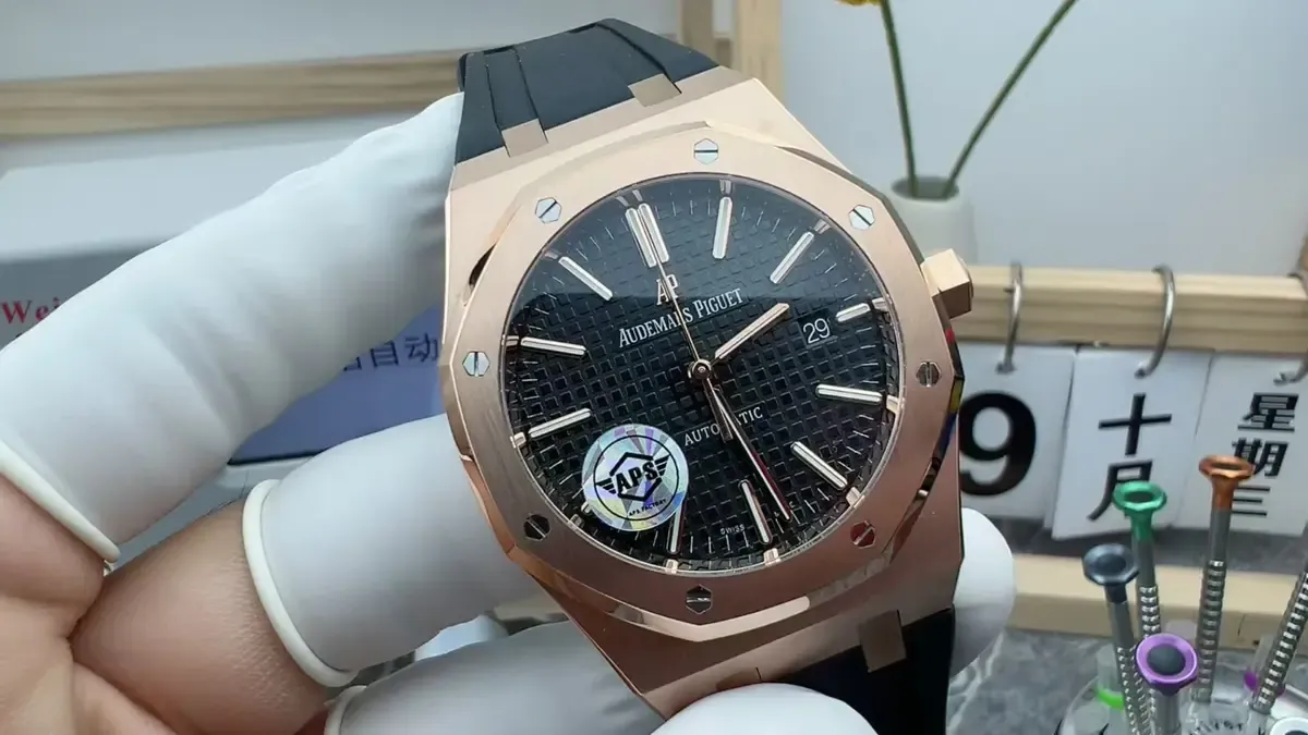 买配重怕不对版？看APS厂15400玫瑰金如何用“钨钢”解决所有痛点
