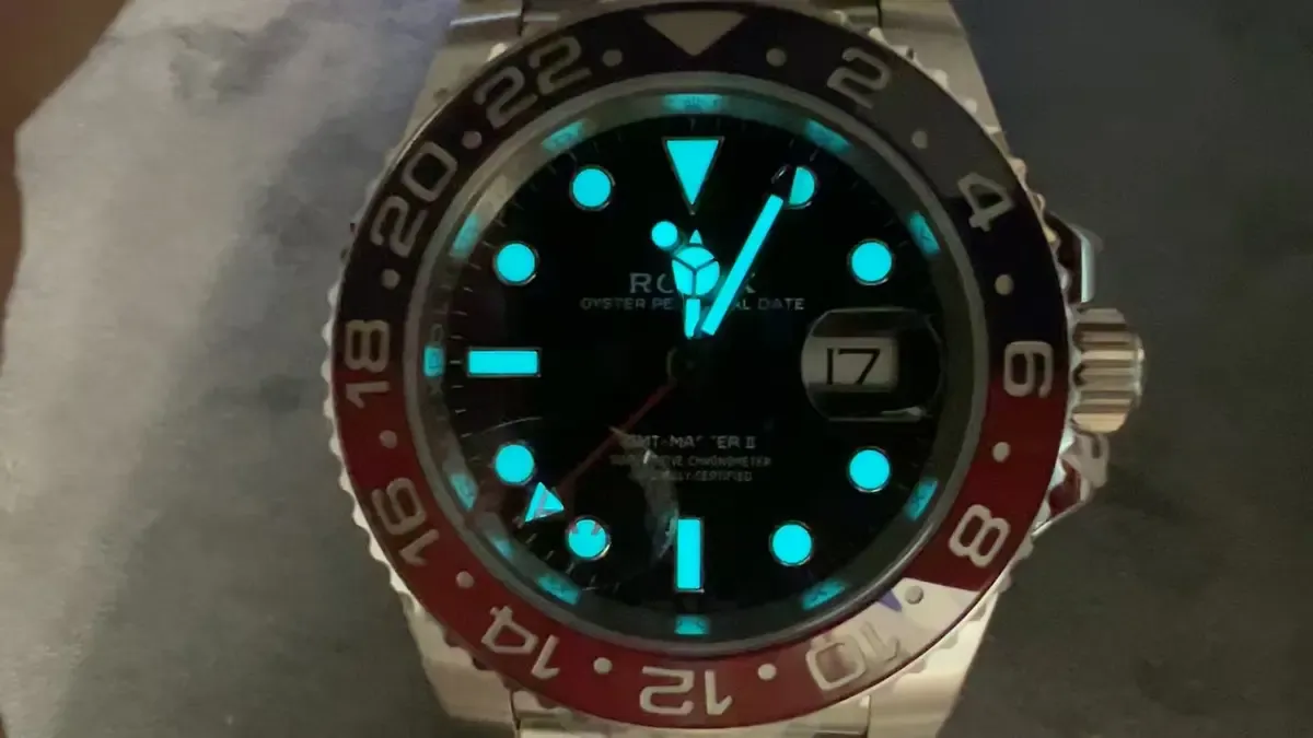 紫光灯下毫无破绽！VS厂劳力士可乐圈V3深度评测