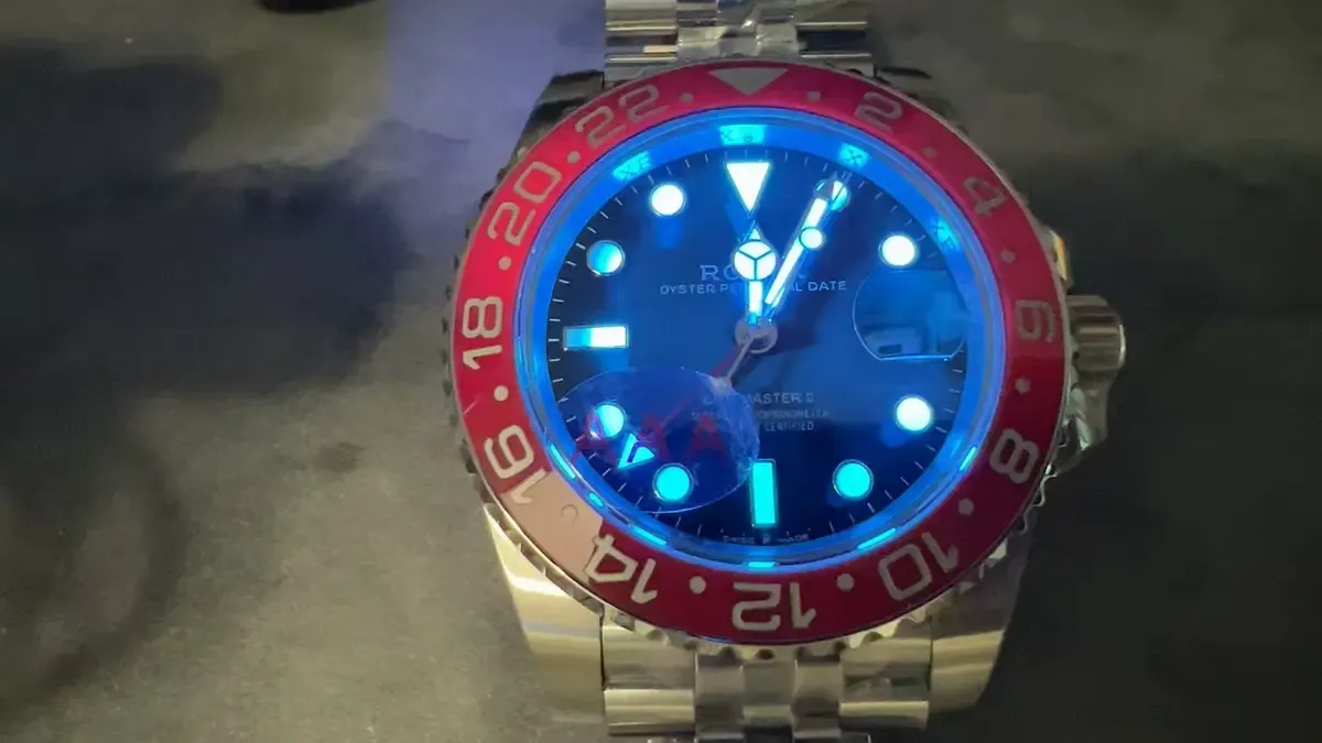 紫光灯下毫无破绽！VS厂劳力士可乐圈V3深度评测