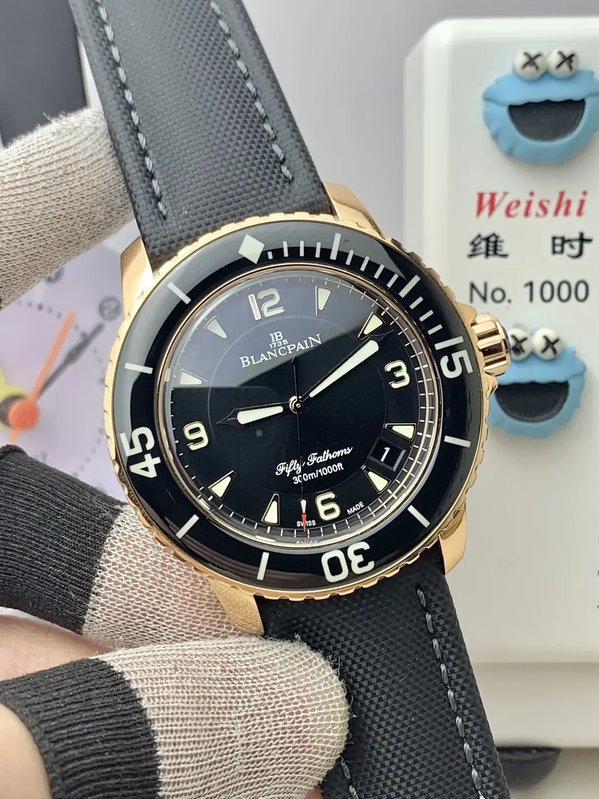 ZF厂宝珀五十噚玫瑰金5015口碑评价好不好？