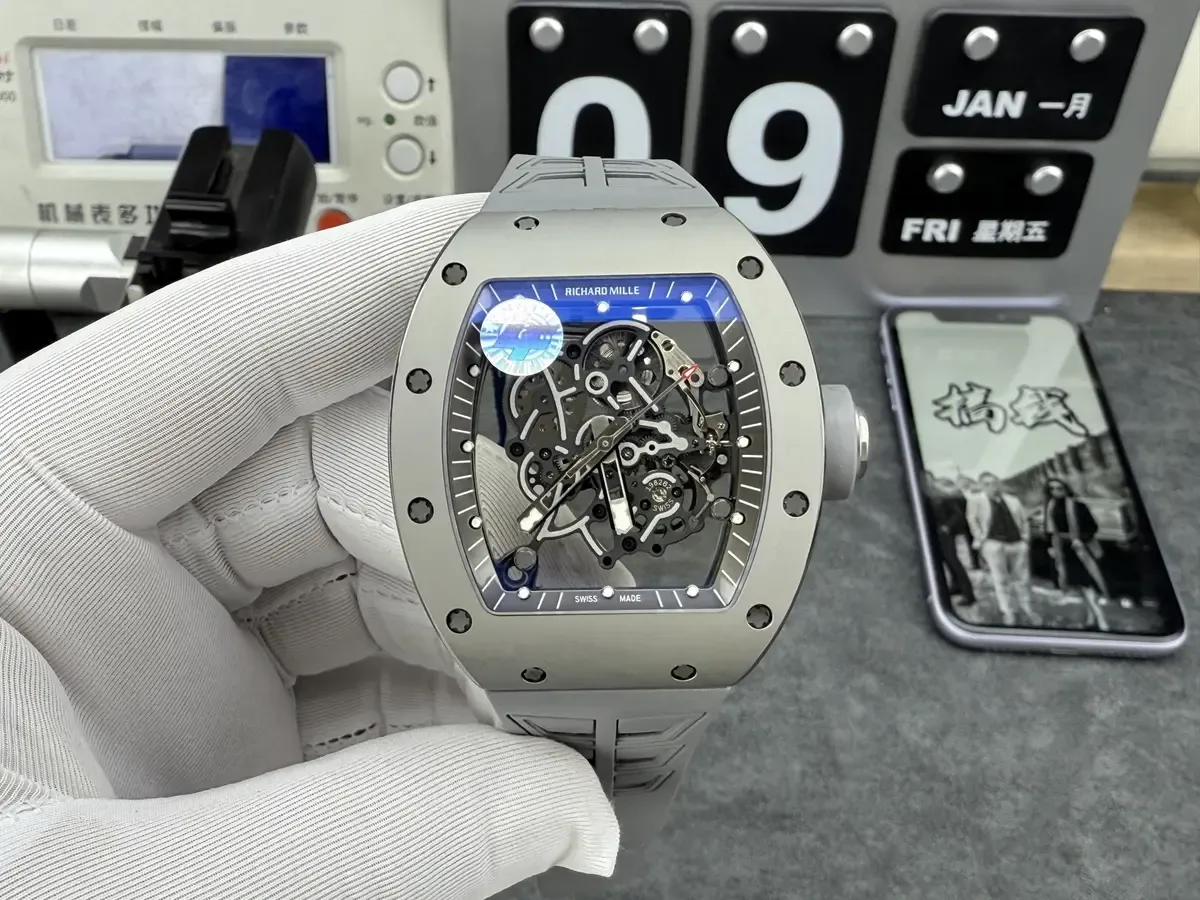 104克灰陶瓷！ZF厂理查德RM055碳化钛材质太硬核了