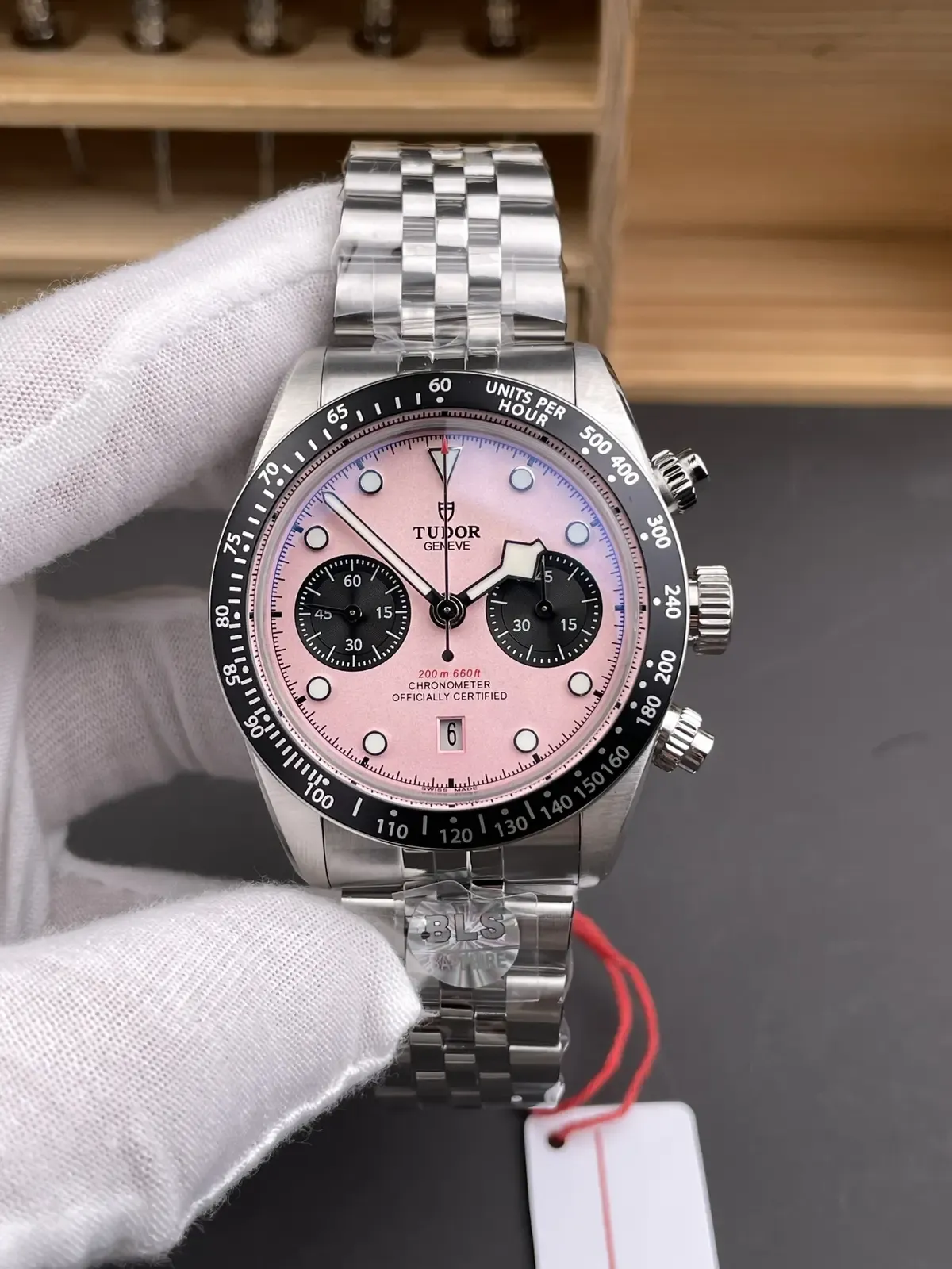 【周杰伦同款】ZF厂帝舵碧湾计时粉面开箱评测，这颜值绝了！