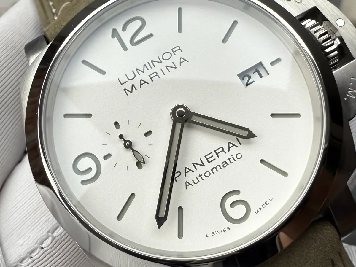 白面灰针+三明治表盘，VS厂沛纳海1314“白马王子”实至名归