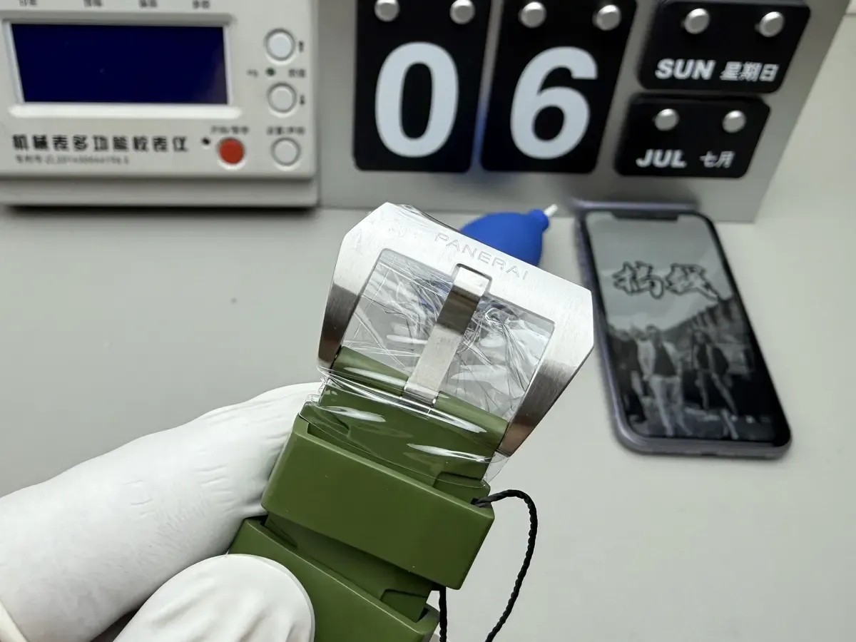 VS厂沛纳海1226白盘绿带开箱，P900机芯稳到离谱