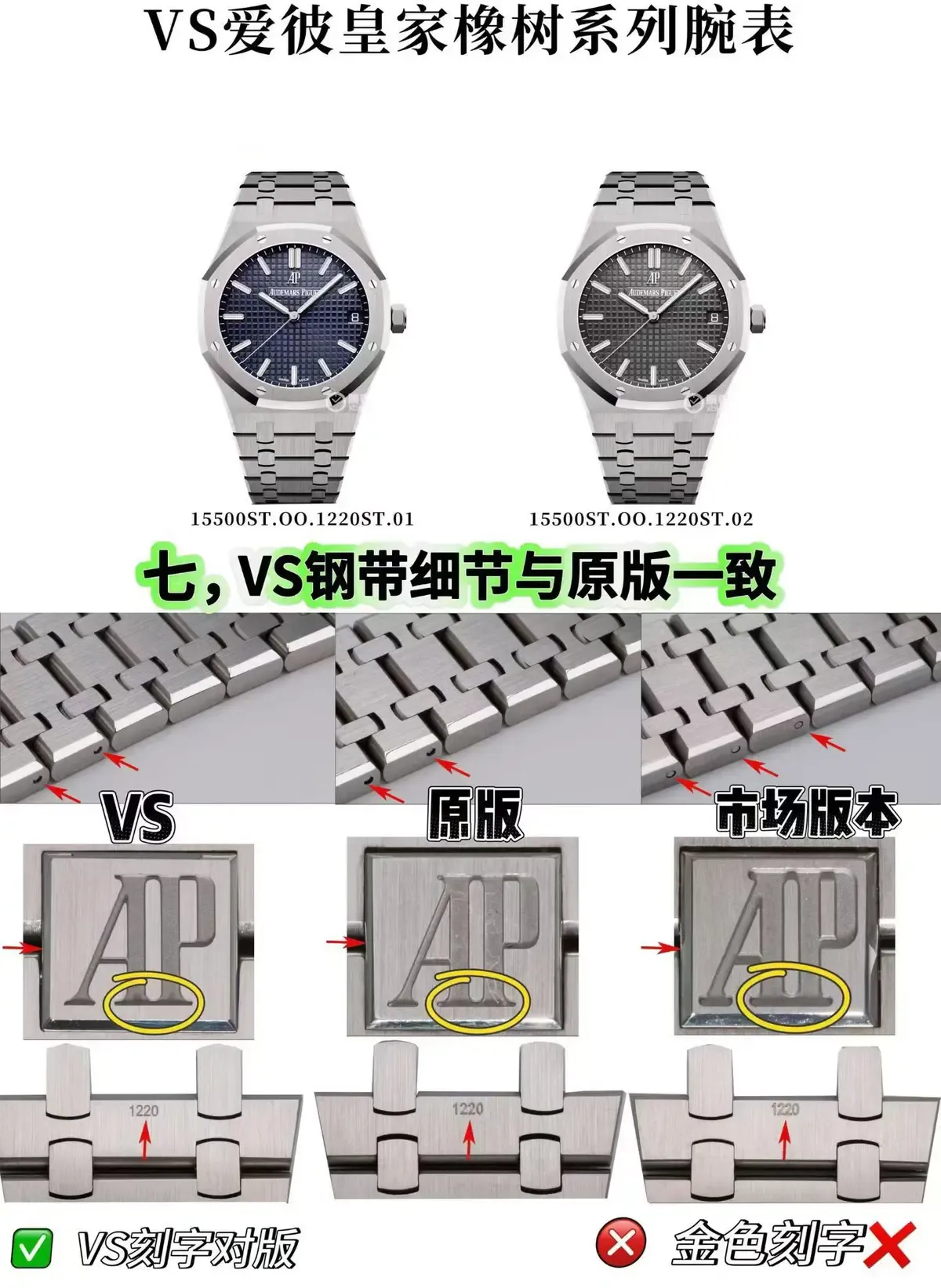 闭眼入！VS厂爱彼15500凭这5个细节稳坐第一