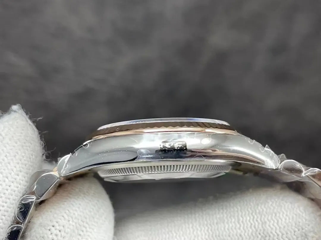 VS厂劳力士日志36间玫瑰金质量评测：细节能否以假乱真？