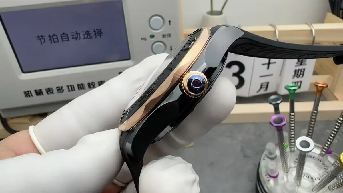 43.5MM陶瓷壳+8806一体机芯，VS厂墨黑海马300M深度解析