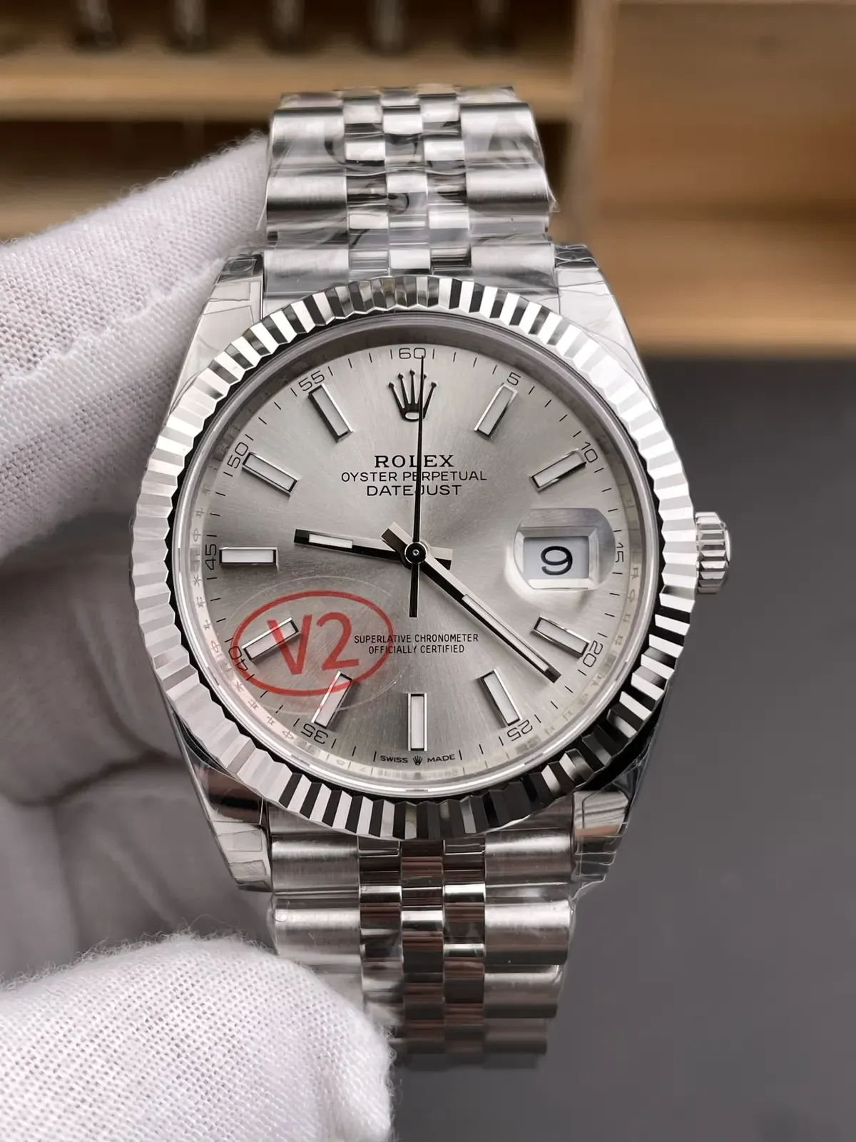 VS厂劳力士日志V2版本真假对比，一眼识别不踩坑！