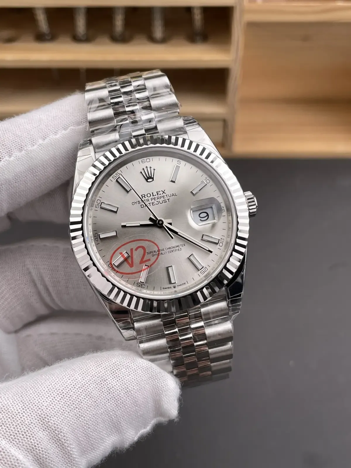 VS厂劳力士日志V2版本真假对比，一眼识别不踩坑！