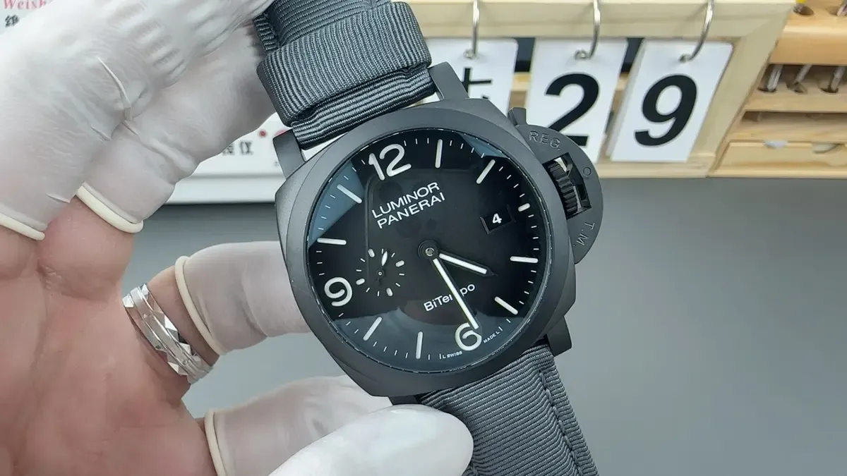 最硬核复刻？VS厂沛纳海PAM01467钛金属DLC版，闭眼入