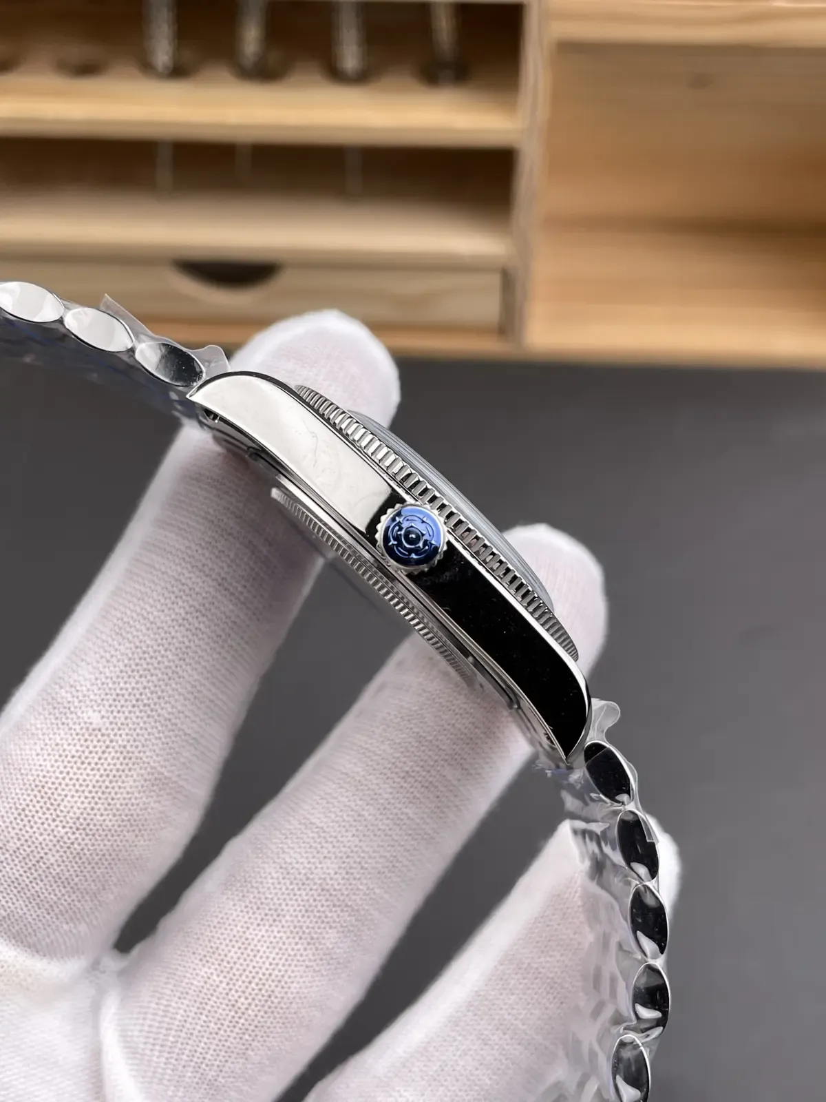 37mm复古封神！ZF帝舵碧湾54型湖水蓝沙盘，一表难求！