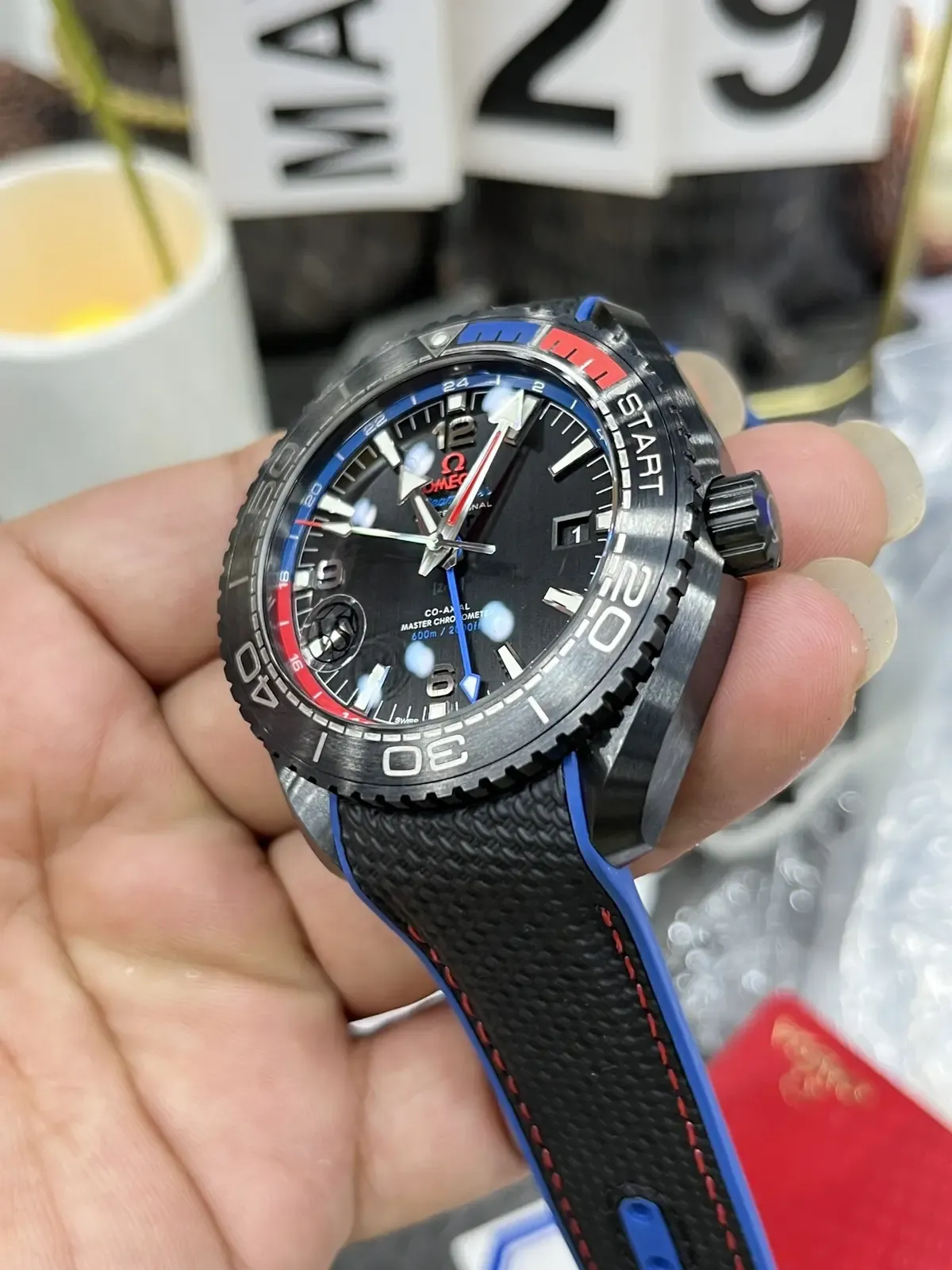 VS厂欧米茄深海酋长红蓝圈，为何说是行业最高版本？