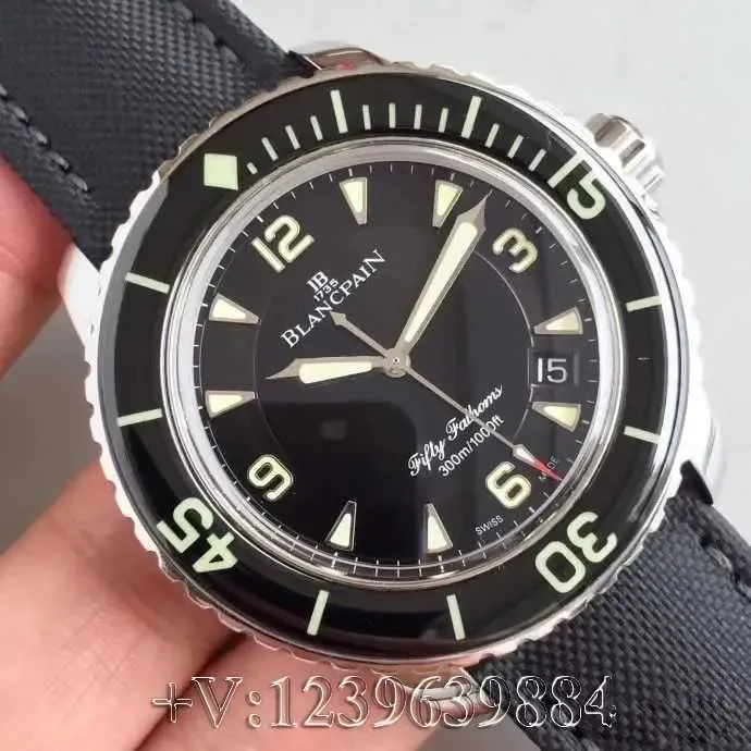 45mm大表径潜水表王！ZF厂宝珀五十寻值不值得买？