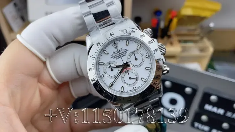 VS厂劳力士白钢迪通拿对比C厂，这5个细节直接碾压