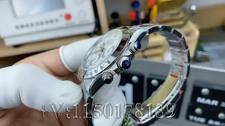 VS厂劳力士白钢迪通拿对比C厂，这5个细节直接碾压