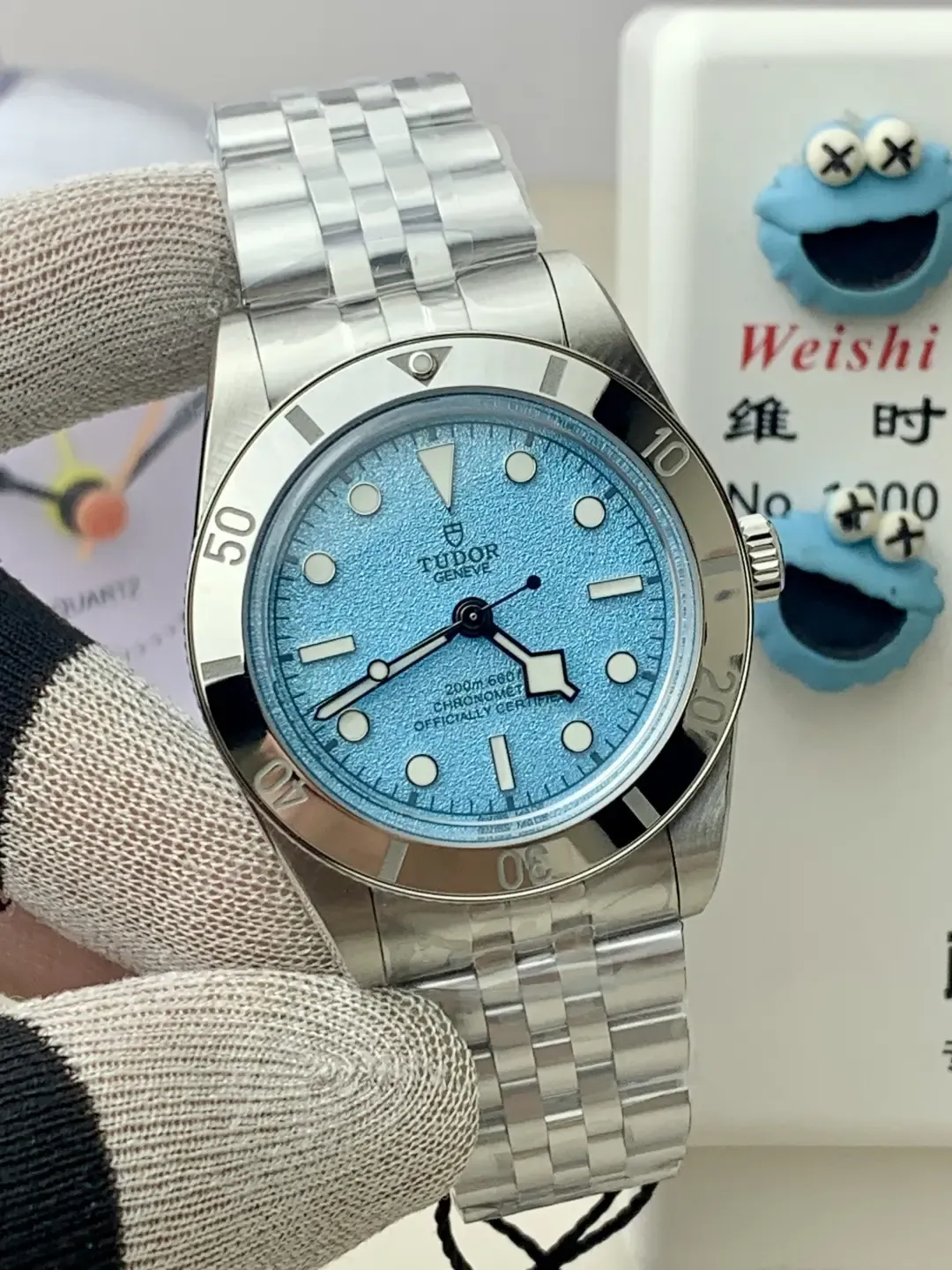 复刻天花板！ZF厂帝舵M79000湖水蓝实测：这细节我服了！