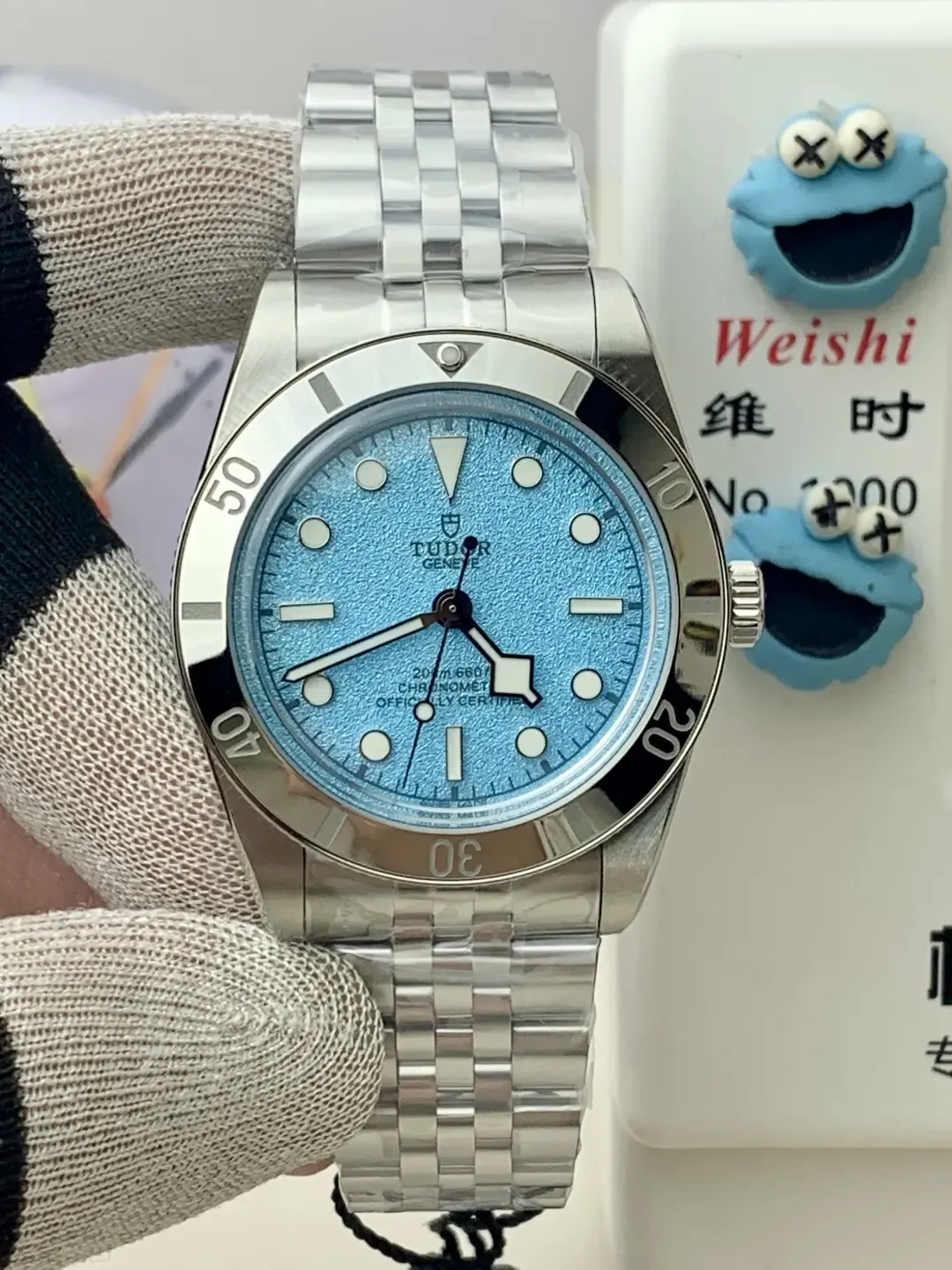 复刻天花板！ZF厂帝舵M79000湖水蓝实测：这细节我服了！