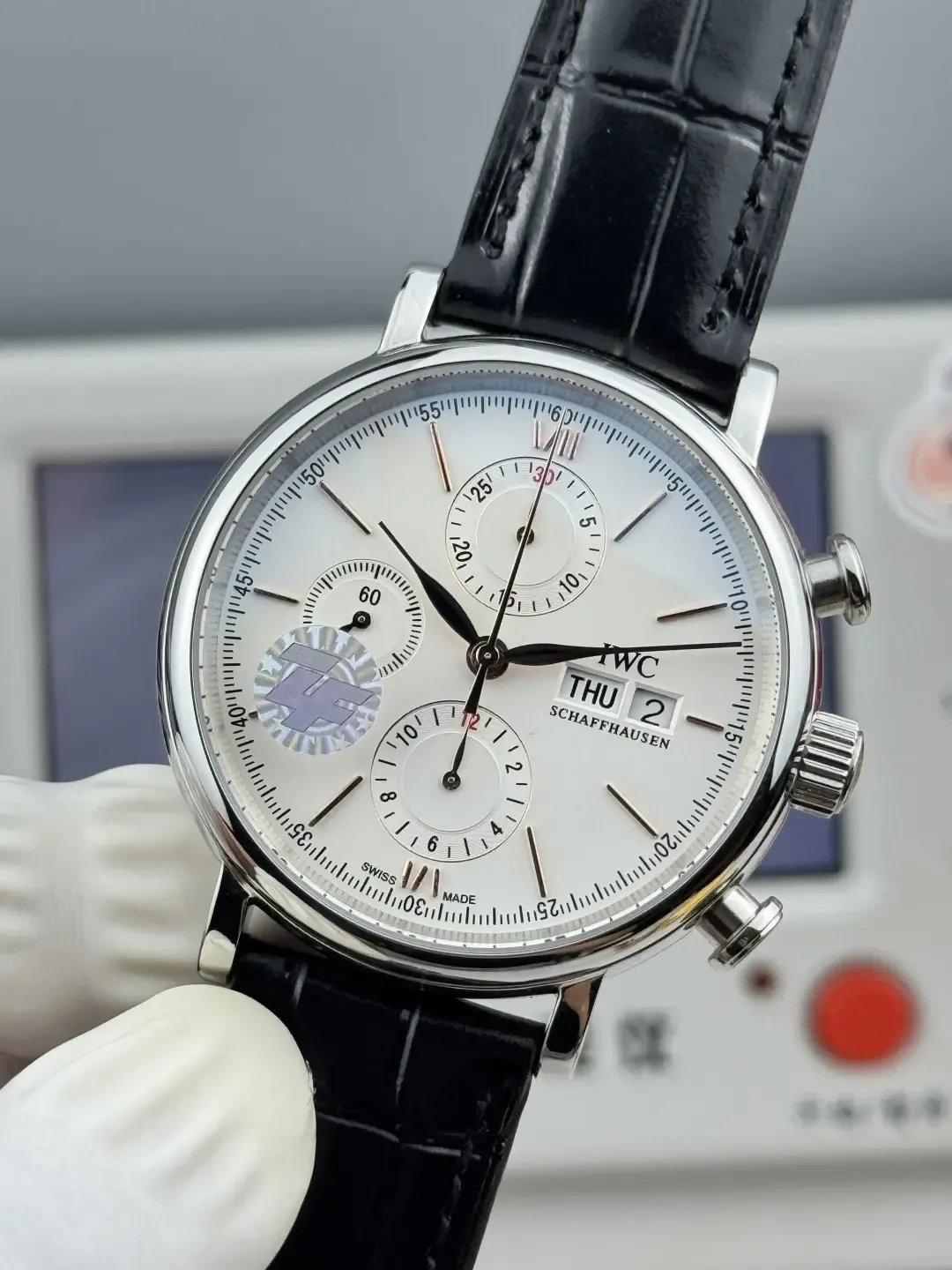 ZF厂万国柏涛菲诺计时金针评测：能否以假乱真？